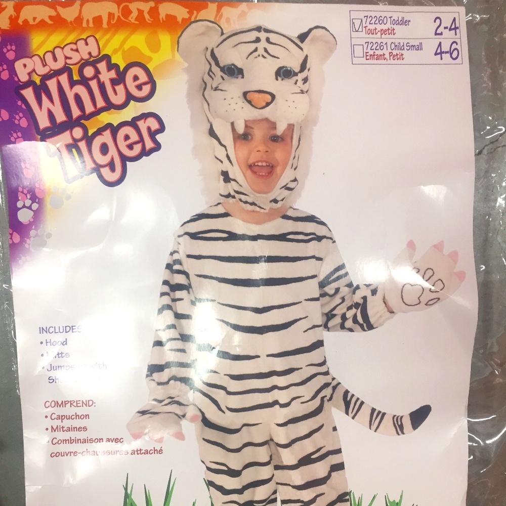 White Tiger Halloween Costume